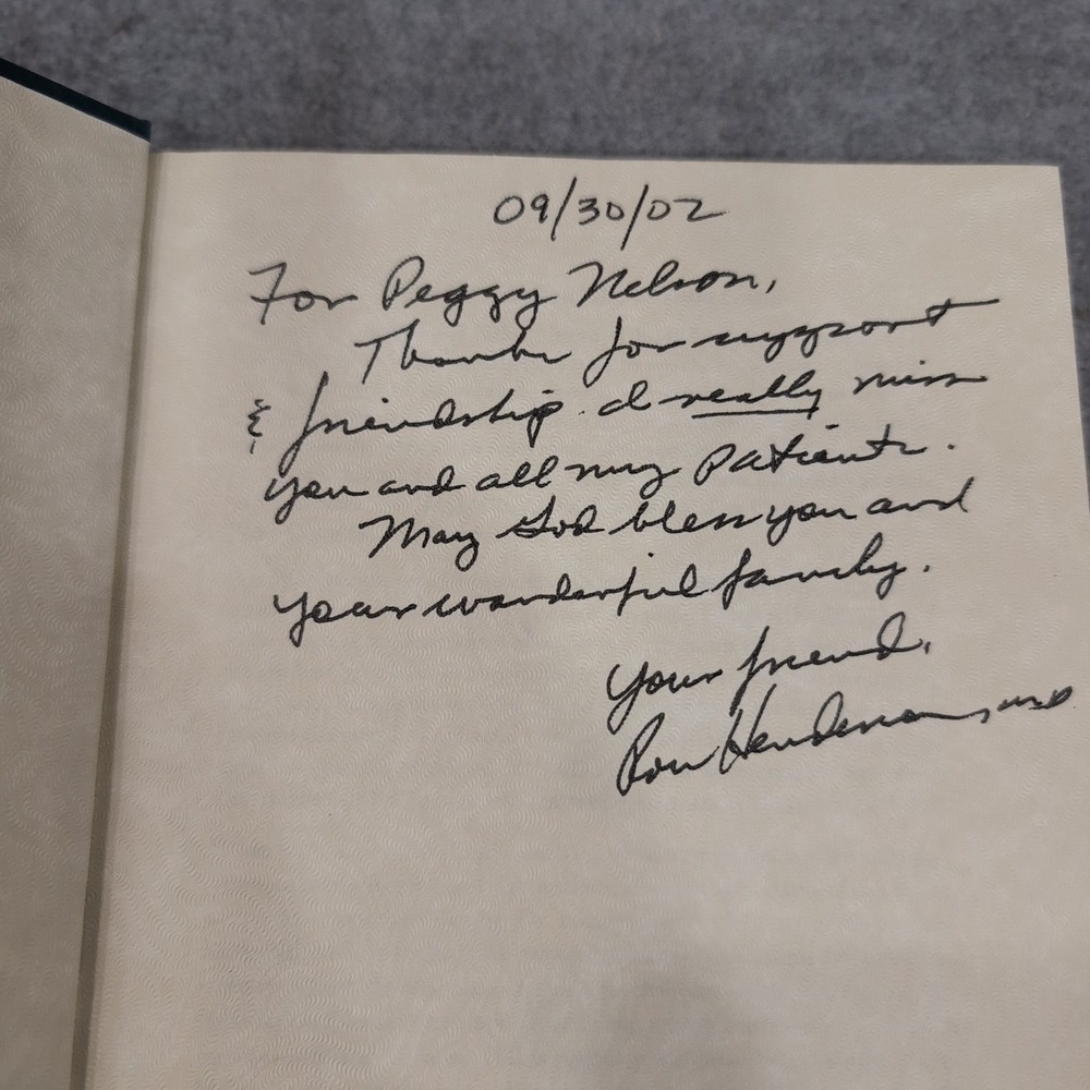 Attacking Myasthenia Gravis Ronald E Henderson MD Signed Hardcover 2003 First Ed - Picture 2 of 5